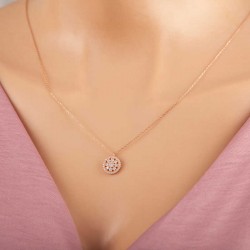 925 Ayar Gümüş Rose Çiçek Kadın Gümüş Kolye 925 Ayar Gümüş Rose Çiçek Kadın Gümüş Kolye