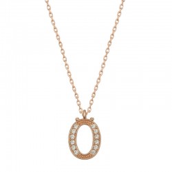 925 Ayar Gümüş Rose Ö Harfi Kadın Gümüş Kolye 925 Ayar Gümüş Rose Ö Harfi Kadın Gümüş Kolye