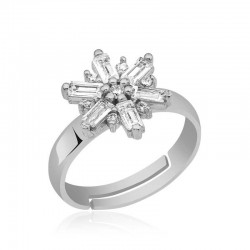 925 Ayar Gümüş Rüzgar Gülü Yüzük 925 Ayar Gümüş Rüzgar Gülü Yüzük