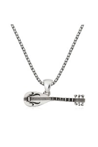 925 Ayar Gümüş Saz Erkek Gümüş Kolye