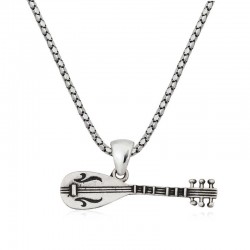 925 Ayar Gümüş Saz Erkek Gümüş Kolye 925 Ayar Gümüş Saz Erkek Gümüş Kolye