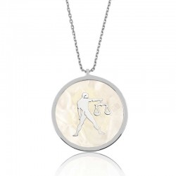 925 Ayar Gümüş Sedef Taşlı Terazi Burcu Kadın Gümüş Kolye 925 Ayar Gümüş Sedef Taşlı Terazi Burcu Kadın Gümüş Kolye