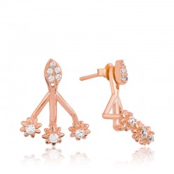 925 Ayar Gümüş Sihirli Çiçek Küpe 925 Ayar Gümüş Sihirli Çiçek Küpe