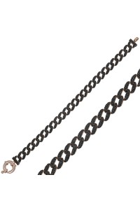 925 Ayar Gümüş Siyah Taşlı Gurmet Bileklik