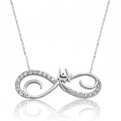 925 Ayar Gümüş Sonsuz Aşk Kadın Gümüş Kolye 925 Ayar Gümüş Sonsuz Aşk Kadın Gümüş Kolye