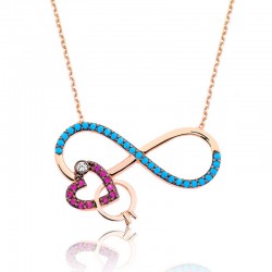 925 Ayar Gümüş Sonsuz Aşk Kadın Gümüş Kolye 925 Ayar Gümüş Sonsuz Aşk Kadın Gümüş Kolye