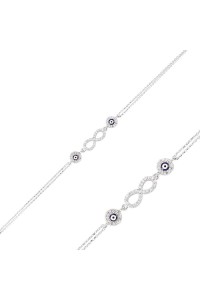 925 Ayar Gümüş Sonsuzluk Bileklik 925 Ayar Gümüş Sonsuzluk Bileklik