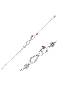 925 Ayar Gümüş Sonsuzluk Love Bileklik