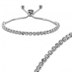 925 Ayar Gümüş Su Yolu Asansör Bileklik