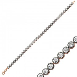 925 Ayar Gümüş Su Yolu Bileklik