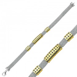 925 Ayar Gümüş Taşlı File Bileklik 925 Ayar Gümüş Taşlı File Bileklik