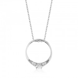 925 Ayar Gümüş Tek Taş Yüzük Kadın Gümüş Kolye