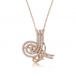 925 Ayar Gümüş Tuğralı Kadın Gümüş Kolye 925 Ayar Gümüş Tuğralı Kadın Gümüş Kolye