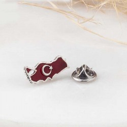 925 Ayar Gümüş Türkiye Haritası Rozet 925 Ayar Gümüş Türkiye Haritası Rozet
