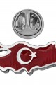 925 Ayar Gümüş Türkiye Haritası Rozet 925 Ayar Gümüş Türkiye Haritası Rozet