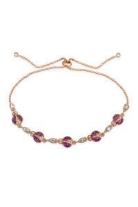 925 Ayar Gümüş Rose Uğur Böcekli Asansör Bileklik 925 Ayar Gümüş Rose Uğur Böcekli Asansör Bileklik