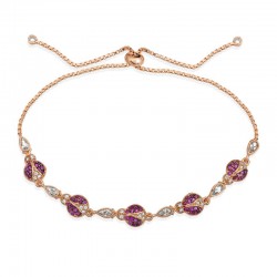 925 Ayar Gümüş Rose Uğur Böcekli Asansör Bileklik 925 Ayar Gümüş Rose Uğur Böcekli Asansör Bileklik