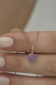 925 Ayar Gümüş Rose Üzüm Figürlü Meyve Kolye 925 Ayar Gümüş Rose Üzüm Figürlü Meyve Kolye