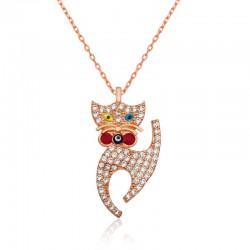 925 Ayar Gümüş Van Kedisi Gümüş Kadın Kolye 925 Ayar Gümüş Van Kedisi Gümüş Kadın Kolye