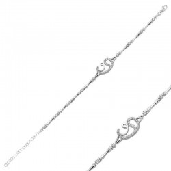 925 Ayar Gümüş Vav Bileklik 925 Ayar Gümüş Vav Bileklik