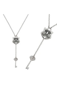 925 Ayar Gümüş Ya Fettah Yazılı Kadın Gümüş Kolye