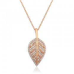 925 Ayar Gümüş Yaprak Kadın Gümüş Kolye 925 Ayar Gümüş Yaprak Kadın Gümüş Kolye