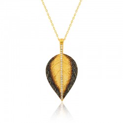 925 Ayar Gümüş Yaprak Kadın Gümüş Kolye 925 Ayar Gümüş Yaprak Kadın Gümüş Kolye