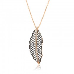 925 Ayar Gümüş Yaprak Kadın Gümüş Kolye 925 Ayar Gümüş Yaprak Kadın Gümüş Kolye