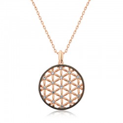 925 Ayar Gümüş Yaşam Çiçeği Kadın Gümüş Kolye 925 Ayar Gümüş Yaşam Çiçeği Kadın Gümüş Kolye