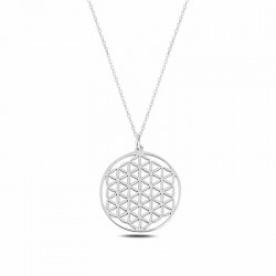 Gümüş Yaşam Çiçeği Kolye Gümüş Yaşam Çiçeği Kolye