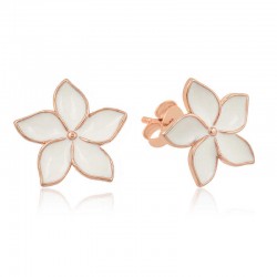 925 Ayar Gümüş Yasemin Çiçeği Çivili Küpe 925 Ayar Gümüş Yasemin Çiçeği Çivili Küpe