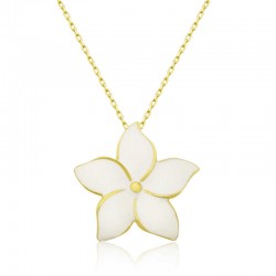 925 Ayar Gümüş Yasemin Çiçeği Kadın Gümüş Kolye 925 Ayar Gümüş Yasemin Çiçeği Kadın Gümüş Kolye