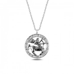 925 Ayar Gümüş Yay Burcu Kolye 925 Ayar Gümüş Yay Burcu Kolye