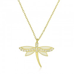 925 Ayar Gümüş Yusufçuk Bayan Gümüş Kolye 925 Ayar Gümüş Yusufçuk Bayan Gümüş Kolye