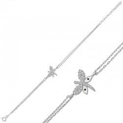 925 Ayar Gümüş Yusufçuk Kadın Bileklik 925 Ayar Gümüş Yusufçuk Kadın Bileklik