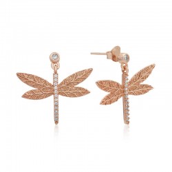 925 Ayar Gümüş Yusufçuk Küpe 925 Ayar Gümüş Yusufçuk Küpe