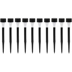 Güneş Enerjili Bahçe Lambası Plastik Saplama 10lu Set