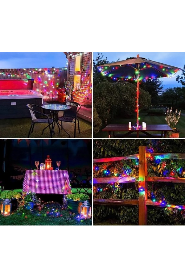 Güneş Enerjili Dış Mekan 12 Metre Solar 100 Led S-48