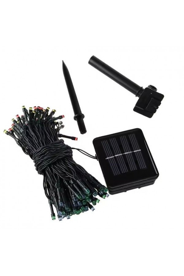 Güneş Enerjili Siyah Kablo Bahçe Aydınlatma S-46