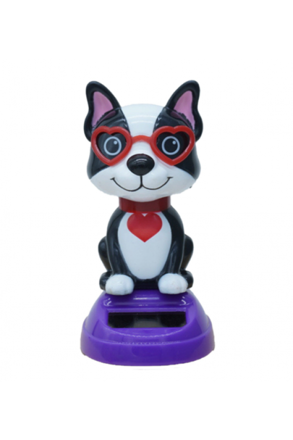 Güneş Enerjili Solar Sallanan Gözlüklü Kedi