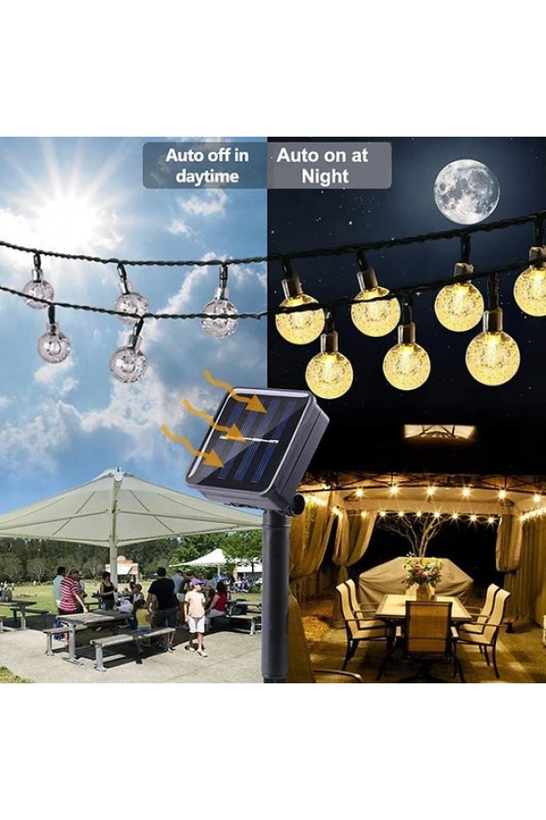 Güneş Enerjili Top 50 Led Bahçe Aydınlatma 7 Metre S-38