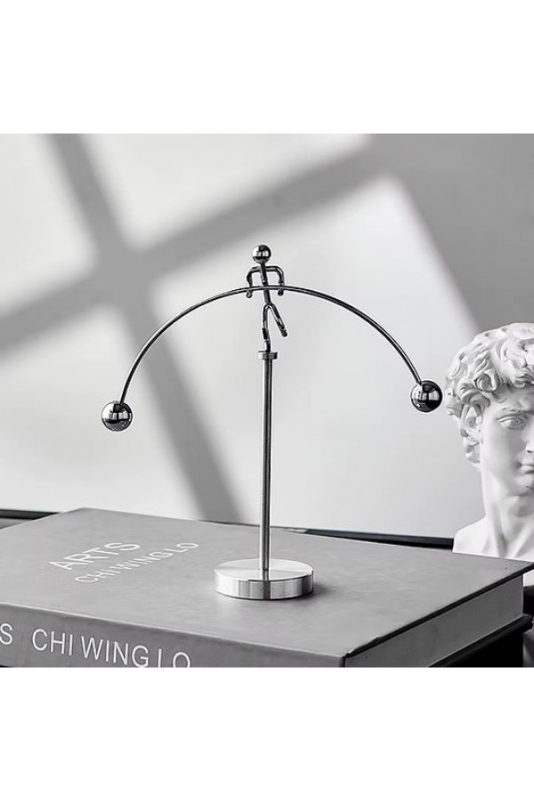 Halterci Şeklinde Newton Balans Denge Topları han-24