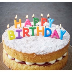 Parti Aksesuar Happy Birthday Yazılabilen Rengarenk Doğum Günü Mumu Parti Aksesuar Happy Birthday Yazılabilen Rengarenk Doğum Günü Mumu