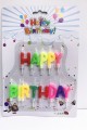 Parti Aksesuar Happy Birthday Yazılabilen Rengarenk Doğum Günü Mumu Parti Aksesuar Happy Birthday Yazılabilen Rengarenk Doğum Günü Mumu