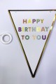 Parti Malzemeleri Happy Birthday To You Flama Bayrak Süs
