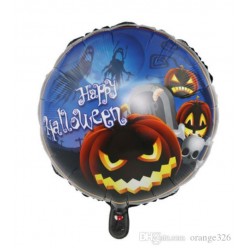 Parti Malzemeleri Happy Halloween Balkabağı Folyo Balon 18 inç