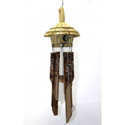 Hasır Kuş Yuvalı Bambu Çan