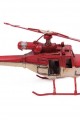 Helikopter Metal Vintage Dekoratif Masaüstü Biblo Hediyelik