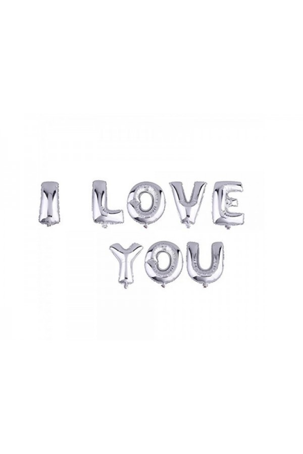 Parti Aksesuar I Love You Folyo Balon Gümüş Renk 35 CM Parti Aksesuar I Love You Folyo Balon Gümüş Renk 35 CM