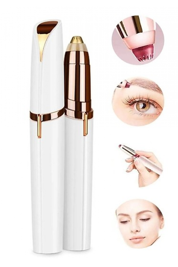 İnce Uçlu Yüz İçin Tüy Kıl Alıcı Kaş Bıyık Epilasyon Aleti Pilli